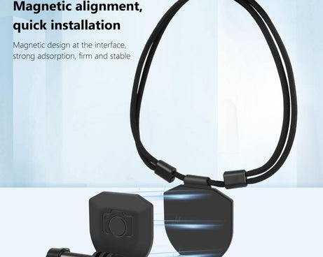 PULUZ Action Camera Magnetic Neck Mount Holder Vlog POV Neck Strap