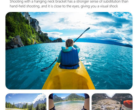 PULUZ Action Camera Magnetic Neck Mount Holder Vlog POV Neck Strap