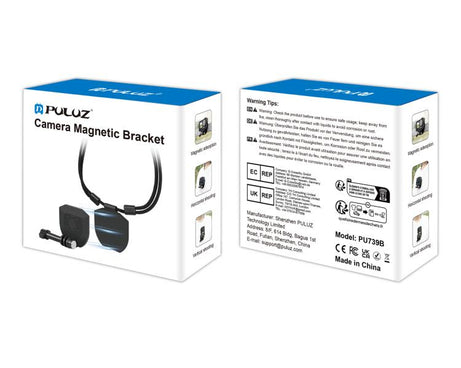 PULUZ Action Camera Magnetic Neck Mount Holder Vlog POV Neck Strap