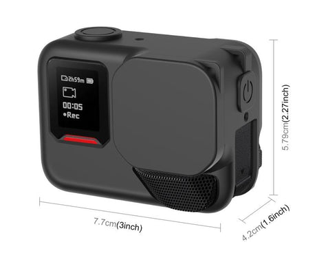 For Insta360 Ace Pro 2 PULUZ Body Silicone Protective Case with Lens Cap & Strap