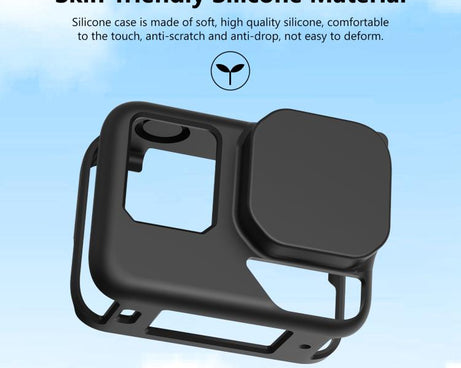 For Insta360 Ace Pro 2 PULUZ Body Silicone Protective Case with Lens Cap & Strap