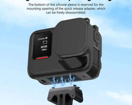 For Insta360 Ace Pro 2 PULUZ Body Silicone Protective Case with Lens Cap & Strap