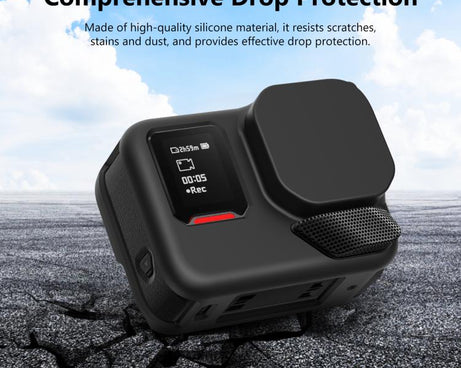 For Insta360 Ace Pro 2 PULUZ Body Silicone Protective Case with Lens Cap & Strap