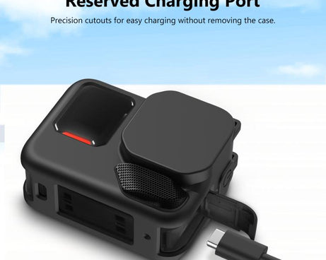 For Insta360 Ace Pro 2 PULUZ Body Silicone Protective Case with Lens Cap & Strap