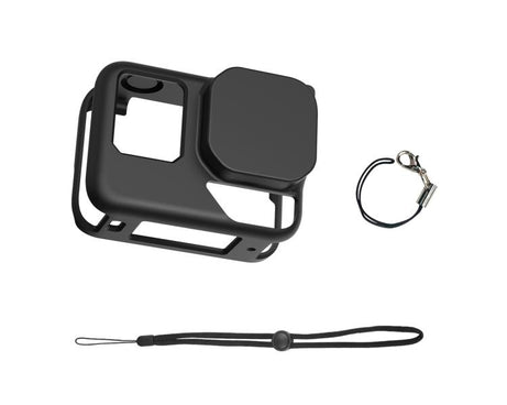 For Insta360 Ace Pro 2 PULUZ Body Silicone Protective Case with Lens Cap & Strap