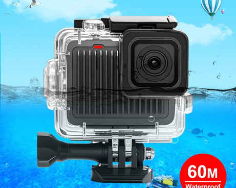 For GoPro HERO 4K 2024 PULUZ 60m / 196ft Waterproof Housing Protective Case with Buckle Basic Mount & Screw, Waterproof Case