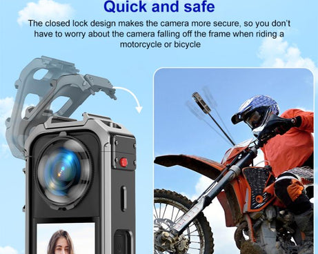 For Insta360 X5 PULUZ Aluminum Alloy Protective Cage Rig Expand Cold Shoe Housing Frame, Protective Cage