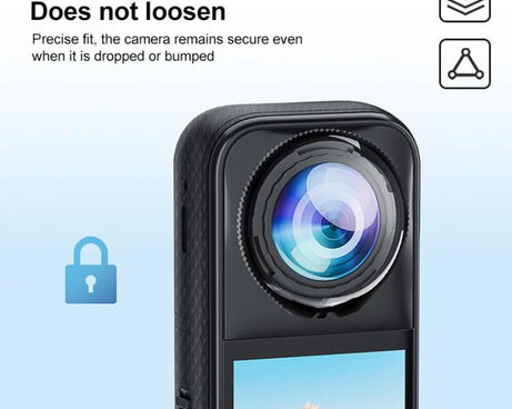 For Insta360 X5 PULUZ Rotating Optical Tempered Glass Lens Guard Protective Cover