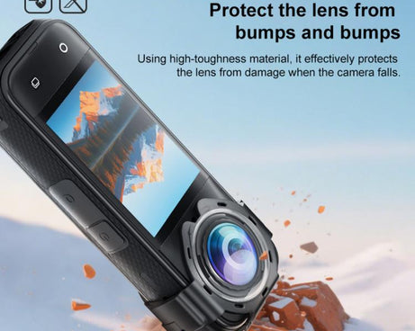 For Insta360 X5 PULUZ Snap-on Optical Tempered Glass Lens Guard Protective Cover