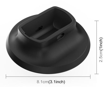 For Insta360 X5 PULUZ Silicone Dock Desktop Adhesive Base Bracket