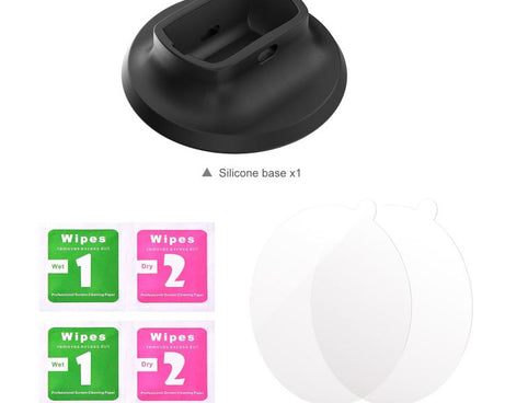 For Insta360 X5 PULUZ Silicone Dock Desktop Adhesive Base Bracket