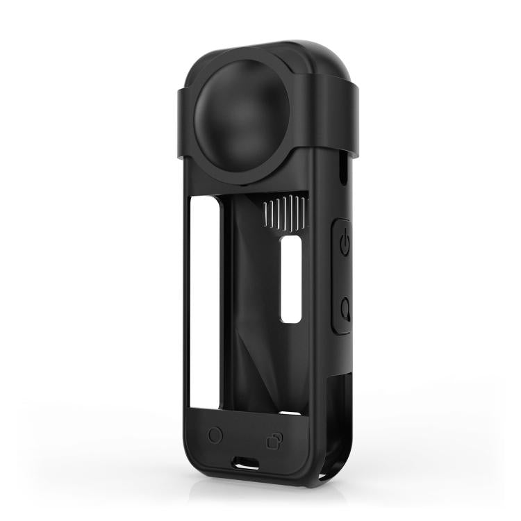 For Insta360 X5 PULUZ Silicone Protective Case with Lens Cover