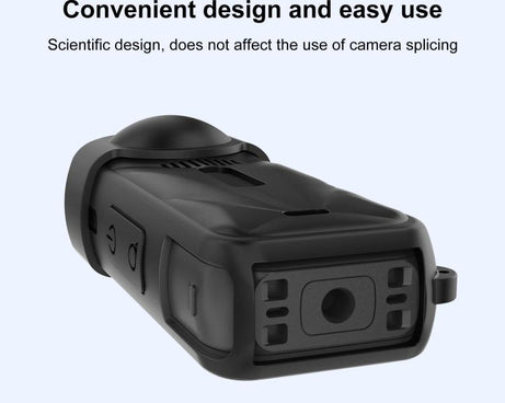 For Insta360 X5 PULUZ Silicone Protective Case with Lens Cover