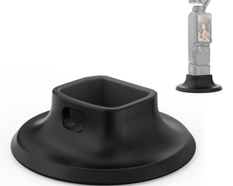 For DJI Osmo Pocket 3 PULUZ Adhesive Type Silicone Dock Desktop Base Bracket, Adhesive Type Base