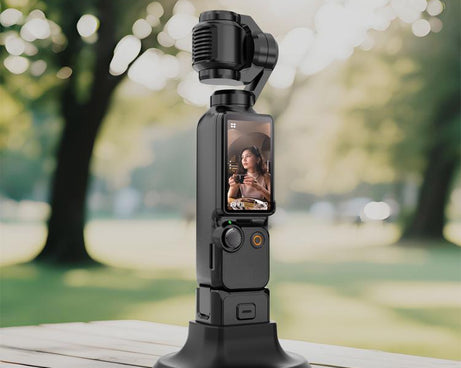 For DJI Osmo Pocket 3 PULUZ Adhesive Type Silicone Dock Desktop Base Bracket, Adhesive Type Base