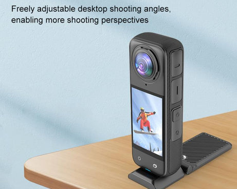 PULUZ Folding Magnetic Mount Base L Bracket For Insta360 X4 / X5 / DJI Pocket 3, For Insta360 X4 / X5 / DJI Pocket 3