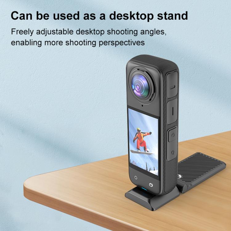 PULUZ Folding Magnetic Mount Base L Bracket For Insta360 X4 / X5 / DJI Pocket 3, For Insta360 X4 / X5 / DJI Pocket 3