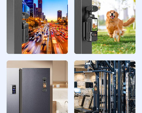 For DJI Osmo Pocket 3 PULUZ Folding Magnetic Mount Base Bracket