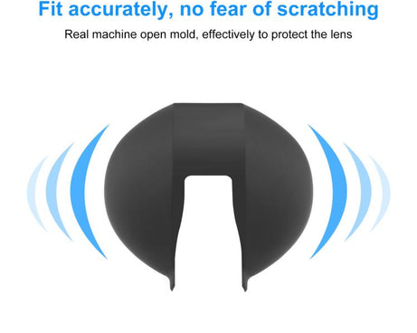 For Insta360 X5 PULUZ Invisible Dive Case Lens Guard Silicone Protective Lens Cap Cover