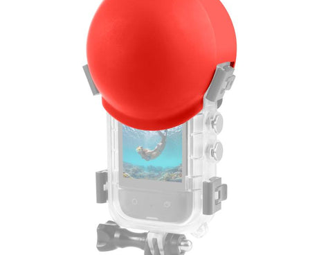 For Insta360 X5 PULUZ Invisible Dive Case Lens Guard Silicone Protective Lens Cap Cover