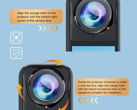 For Insta360 X5 PULUZ Rotation PC Lens Guard  Protective Cover, Rotating PC Lens Guard