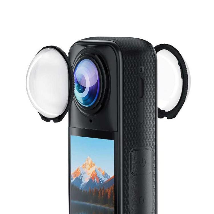 For Insta360 X5 PULUZ Rotation PC Lens Guard  Protective Cover, Rotating PC Lens Guard