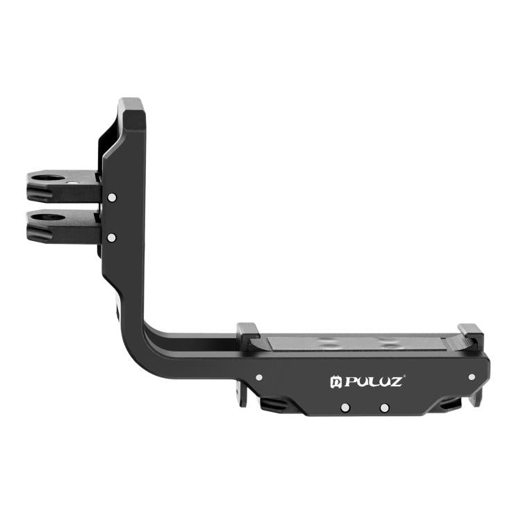 For DJI Osmo Action 5 Pro / 4 / 3 PULUZ Vertical Horizontal Shooting Quick Release Metal Magnetic L Bracket, For DJI Osmo Action 5 Pro / 4