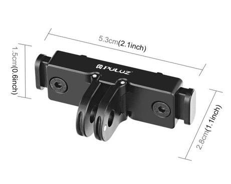 For Insta360 X5 / Ace Pro / Pro 2 PULUZ Aviation Aluminum Quick Release Base Adapter Bracket, Aluminum Quick Release Base