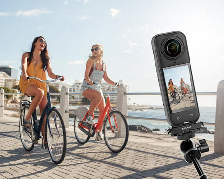 For Insta360 X5 / Ace Pro / Pro 2 PULUZ Aviation Aluminum Quick Release Base Adapter Bracket, Aluminum Quick Release Base