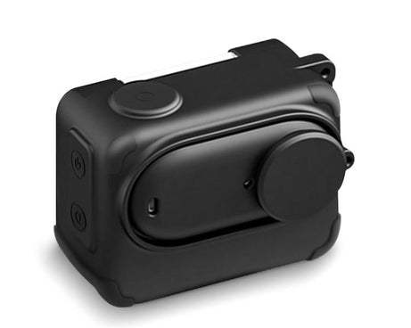 For Insta360 GO 3S PULUZ Camera Charging Box Silicone Cover with Lens Cap & Strap