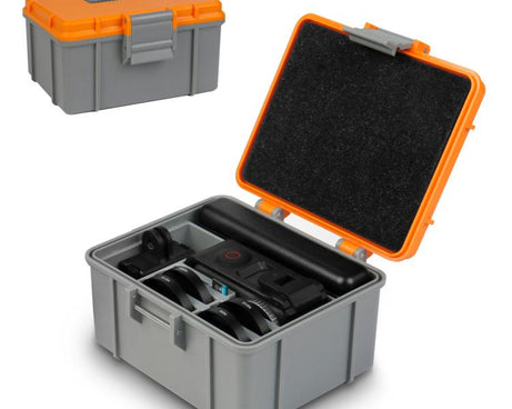 For DJI Osmo Action 5 Pro / 4 / 3 PULUZ Waterproof Hard Carrying Suitcase Outdoor Protective Storage Box