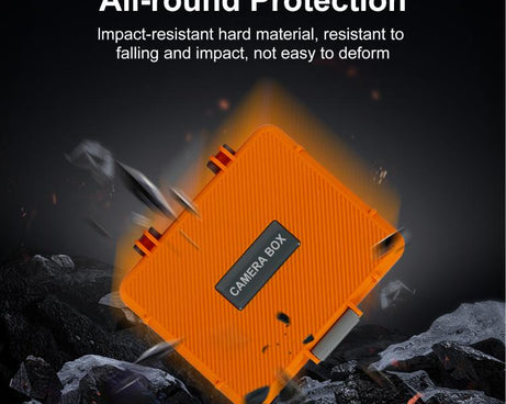 For DJI Osmo Action 5 Pro / 4 / 3 PULUZ Waterproof Hard Carrying Suitcase Outdoor Protective Storage Box