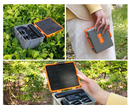 For DJI Osmo Action 5 Pro / 4 / 3 PULUZ Waterproof Hard Carrying Suitcase Outdoor Protective Storage Box