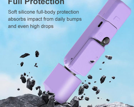 For DJI OSMO Pocket 3 PULUZ 6 in 1 Body Lens Handle Screen Mic Silicone TPU Cover