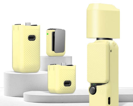 For DJI OSMO Pocket 3 PULUZ 6 in 1 Body Lens Handle Screen Mic Silicone TPU Cover