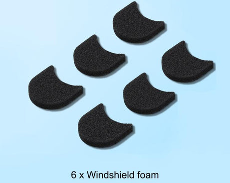 For Insta360 GO 3 / 3S PULUZ 6pcs Noise Reduction Windshield Foam Gasket, For Insta360 GO 3 / 3S