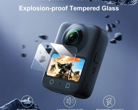 For DJI Osmo 360 PULUZ Screen Explosion-proof Tempered Glass Films