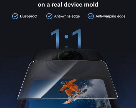 For DJI Osmo 360 PULUZ Screen Explosion-proof Tempered Glass Films