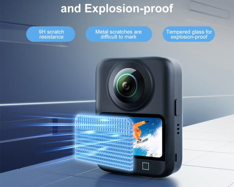 For DJI Osmo 360 PULUZ Screen Explosion-proof Tempered Glass Films