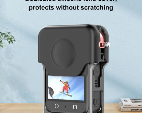 For DJI Osmo 360 PULUZ Aluminum Alloy Protective Cage Expansion Frame with Lens Cover, Protective Cage