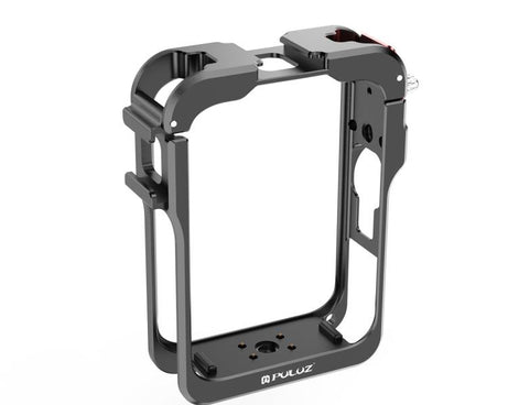 For DJI Osmo 360 PULUZ Aluminum Alloy Protective Cage Expansion Frame with Lens Cover, Protective Cage