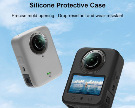 For DJI Osmo 360 PULUZ Silicone Body Protective Cover with Lens Cover