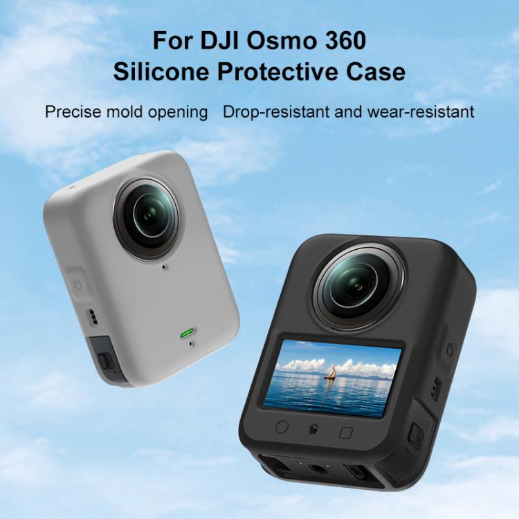 For DJI Osmo 360 PULUZ Silicone Body Protective Cover with Lens Cover