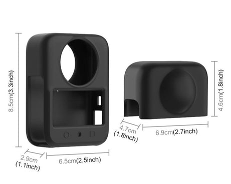 For DJI Osmo 360 PULUZ Silicone Body Protective Cover with Lens Cover