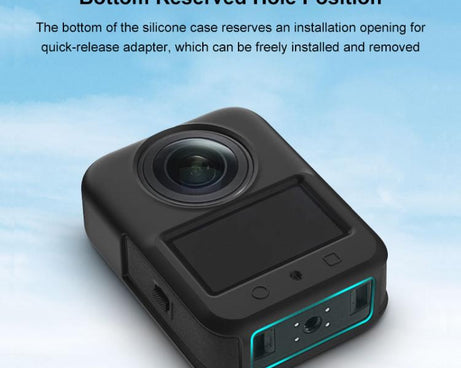 For DJI Osmo 360 PULUZ Silicone Body Protective Cover with Lens Cover