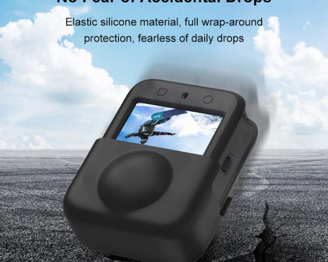 For DJI Osmo 360 PULUZ Silicone Body Protective Cover with Lens Cover