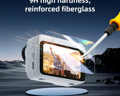 For Insta360 GO Ultra PULUZ 2 in 1 Screen + Lens Tempered Glass Film