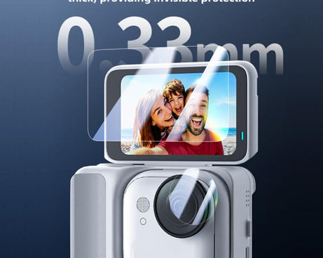 For Insta360 GO Ultra PULUZ 2 in 1 Screen + Lens Tempered Glass Film