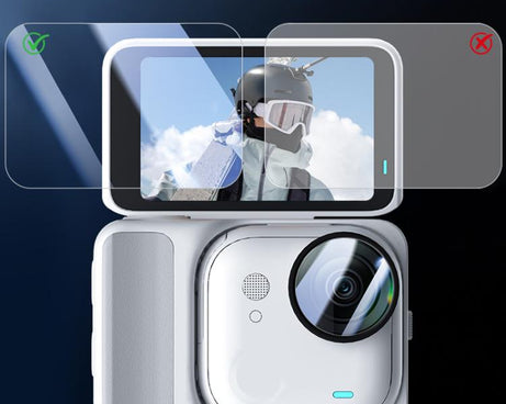 For Insta360 GO Ultra PULUZ 2 in 1 Screen + Lens Tempered Glass Film