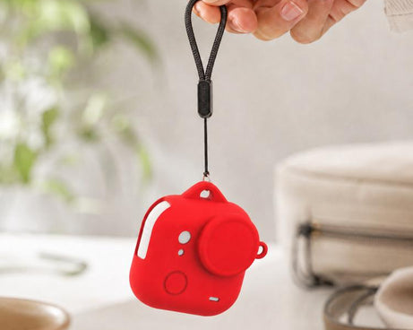 For Insta360 GO Ultra PULUZ Body Silicone Protective Cover with Lens Cap & Lanyards, Protective Cover (Black), Protective Cover (Red), Protective Cover (White)